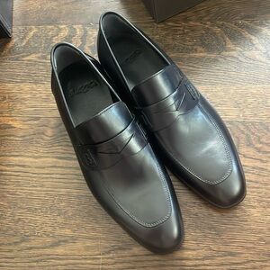 Black dress shoes for men, brand new in box